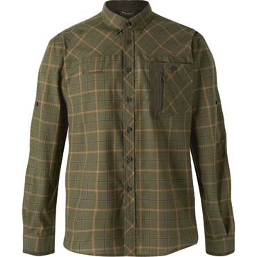 PINEWOOD Wolf Herren Hemd Green/Terracotta