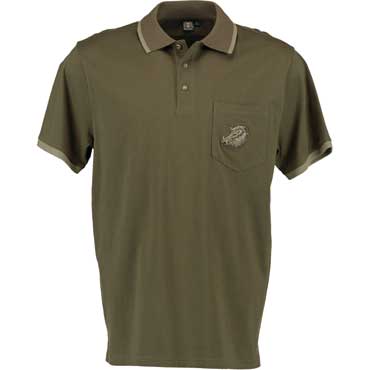 OS Trachten Polo-Shirt Wildsau oliv