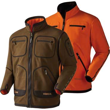 Hrkila Kamko Fleecejacke Hunting green/Orange blaze