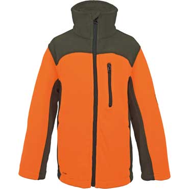 HUBERTUS Eifel Kinder Fleecejacke orange