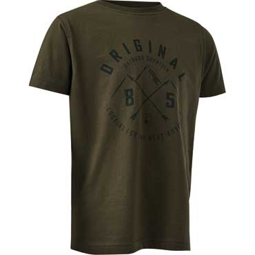 DEERHUNTER Youth Billie T-Shirt Deep Green