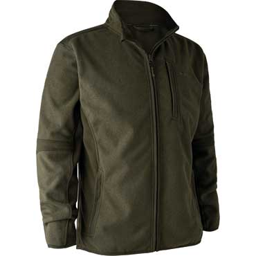 DEERHUNTER Gamekeeper Bonded Fleece Jacke Graphite Green