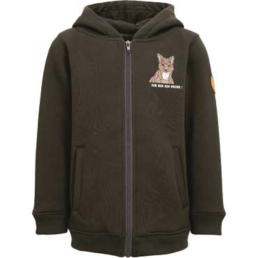 HUBERTUS Kinder Hoodie Ich bin ein Fuchs oliv
