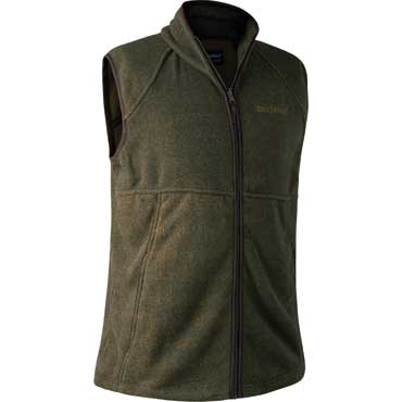 DEERHUNTER Wingshooter Fleece Weste Graphite Green