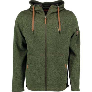 TOM COLLINS Herren Strick-Fleecejacke trachtengrn