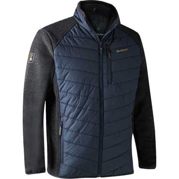 DEERHUNTER Moor Wattierte Jacke mit Strick Dark Blue