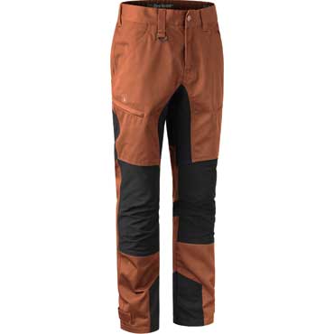 DEERHUNTER Rogaland Stretchhose mit Kontrast Burnt Orange