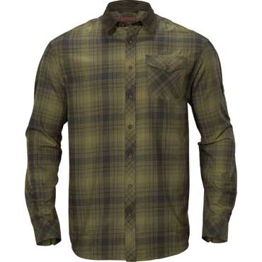 HRKILA Driven Hunt Hemd Olive green check