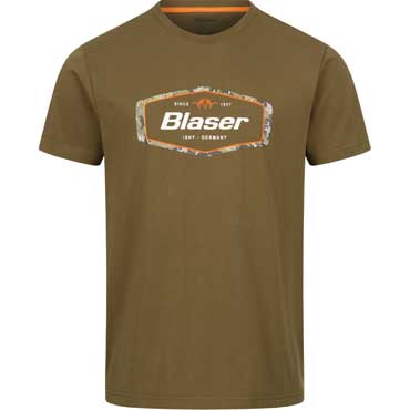 BLASER Herren Blaser Badge T 24 dunkel oliv