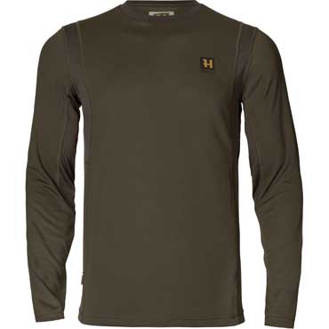 HRKILA Forest Hunter L/S T-Shirt Hunting green/Shadow brown