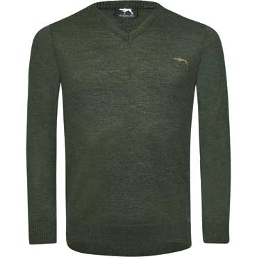 JAGDHUND V-Pulli Lanzenbach oliv