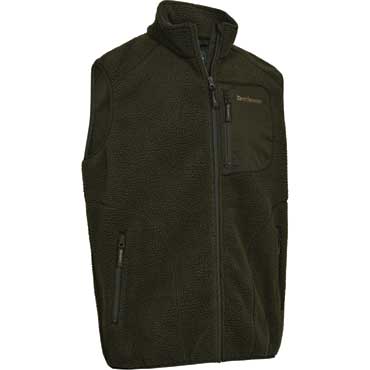 DEERHUNTER Atlas Fleece Weste Forest Green