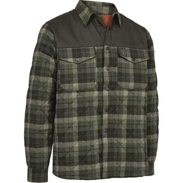 DEERHUNTER Elbert Padded Hemdjacke Green Check