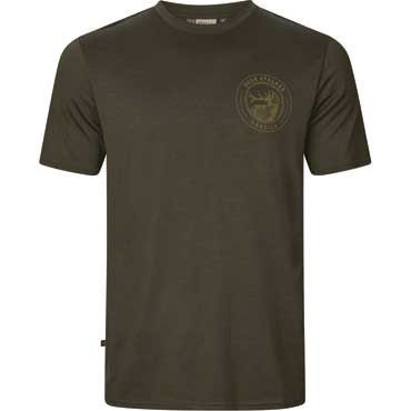 HRKILA Game T-Shirt Willow green stag