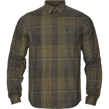 HRKILA Akse Langarmhemd Willow green check