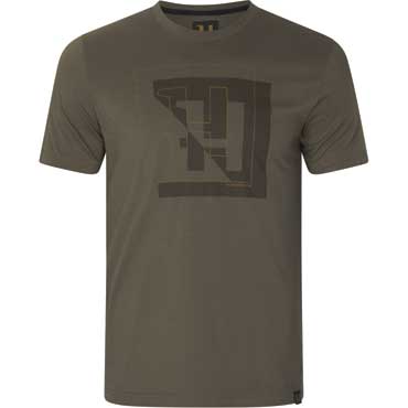 HRKILA H-Logo T-Shirt Major brown