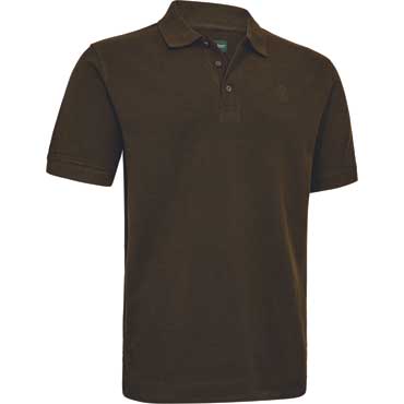 DEERHUNTER Griffin Poloshirt Otter Brown