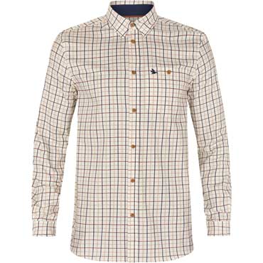 SEELAND  Oxford Jagdhemd Classic blue/Merlot check