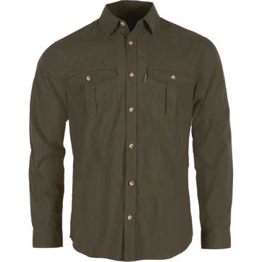 PINEWOOD Safari Herren Langarm Hemd Moss Green