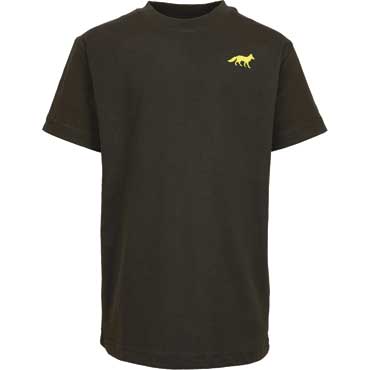 HUBERTUS Kinder T-Shirt NEON Fuchs oliv