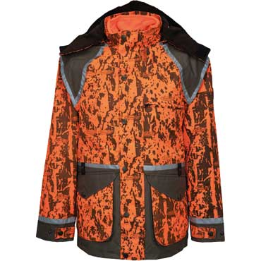  Hubertus Hundefhrer-Sicherheitsjacke Drckjagd orange-oliv 