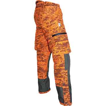  Hubertus Warn- und Schutzhose Drckjagd orange-oliv 