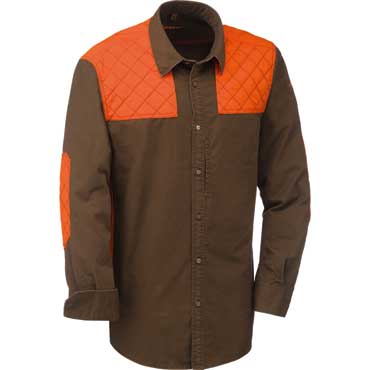 Blaser Twill Hemd Modern Herren braun-orange