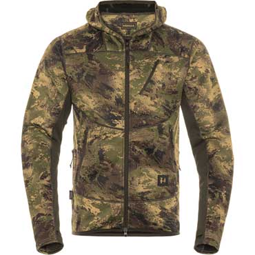 HRKILA Deer Stalker Camo Fleece Hoodie AXIS MSPForest green