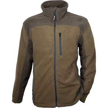 HUBERTUS Eifel Herren Fleecejacke oliv/braun