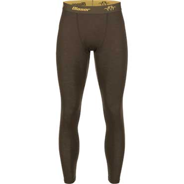 BLASER Herren Merino Base Layer Tights Jonar Dunkelbraun