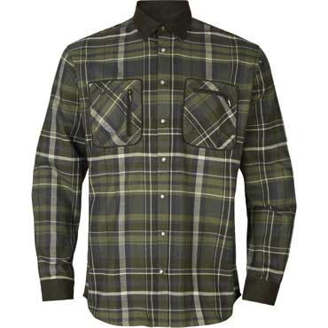 HRKILA Pajala Hemd Olive check