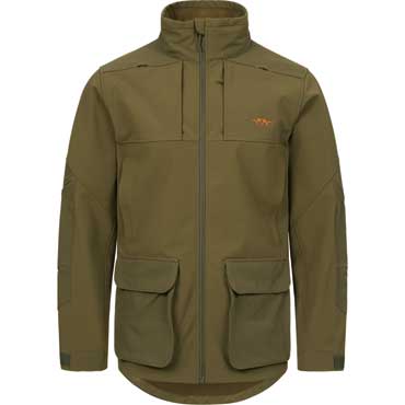 BLASER Herren Tackle Softshell Jacke Dunkeloliv