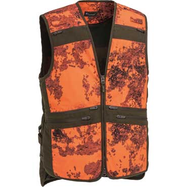 PINEWOOD Furudal Hunter Pro Camou Weste Strata blaze/Suede brown