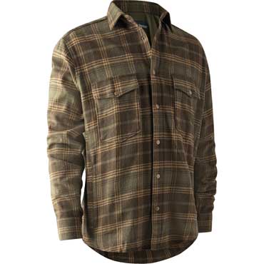 DEERHUNTER Noah Hemdjacke mit Stormliner Green Check