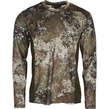 PINEWOOD Furudal Insectsafe Camou Herren Langarmshirt Strata/Moss Green