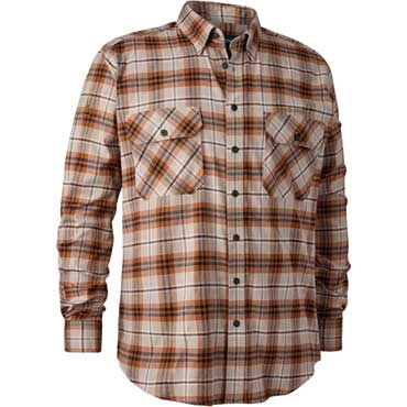 DEERHUNTER Louis Hemd Orange Check