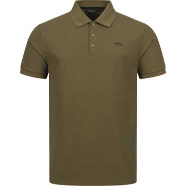 BLASER Herren Solid Polo Shirt 25 dunkel oliv