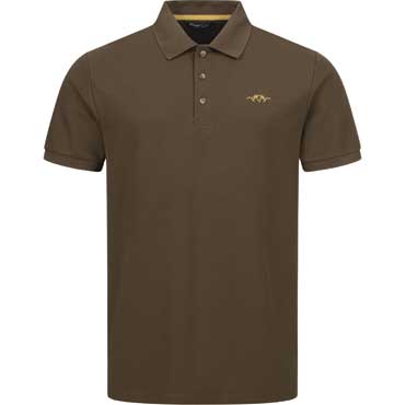 BLASER Herren Solid Polo Shirt 25 dunkelbraun