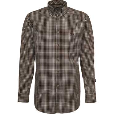 JAGDHUND Langarmhemd Vincent braun/beige