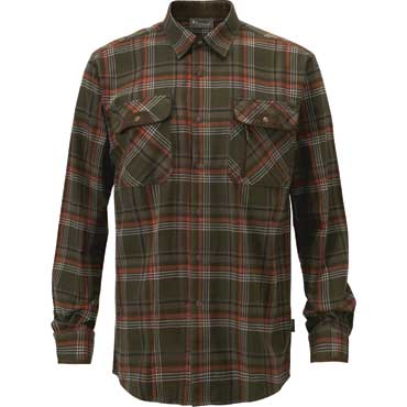PINEWOOD Prestwick Exclusive Hemd Green/Burned Orange