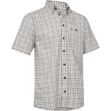 DEERHUNTER Gavin Kurzarmhemd Beige Check