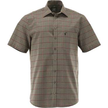 OS TRACHTEN Herren Kurzarmhemd oliv