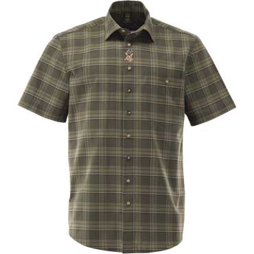 OS TRACHTEN Herren Kurzarmhemd trachtengr�n