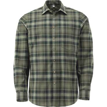 OS TRACHTEN Herren Langarmhemd trachtengr�n