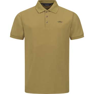 BLASER Herren Solid Polo Shirt 25 matt gold
