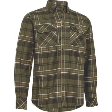 DEERHUNTER Caleb Hemd Green Check