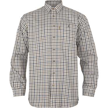 H�RKILA Milford Hemd Blue/Beige check
