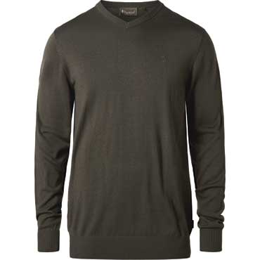 PINEWOOD V�rnamo Merino Sweater Herren D.Mossgreen