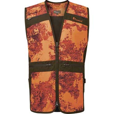 PINEWOOD Furudal Hunter Pro 2.0 Camou Weste Herren Strata Blaze/Moss Gr.