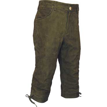  Hubertus Leder-Kniebundhose oliv 